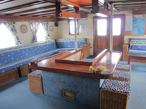 onboard SS Thorfinn in Truk Lagoon