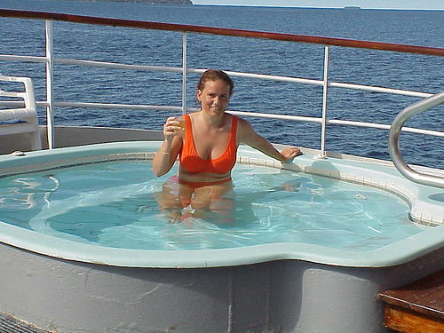 Spa deck on SS Thorfinn