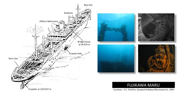 Fujikawa Maru Pic fujikawa maru wreck truk lagoon